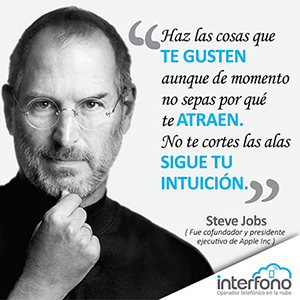 Mensaje de Steve Jobs